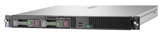 HPE ProLiant DL20 Gen9 configure-to-order Server with four small form factor drive bays